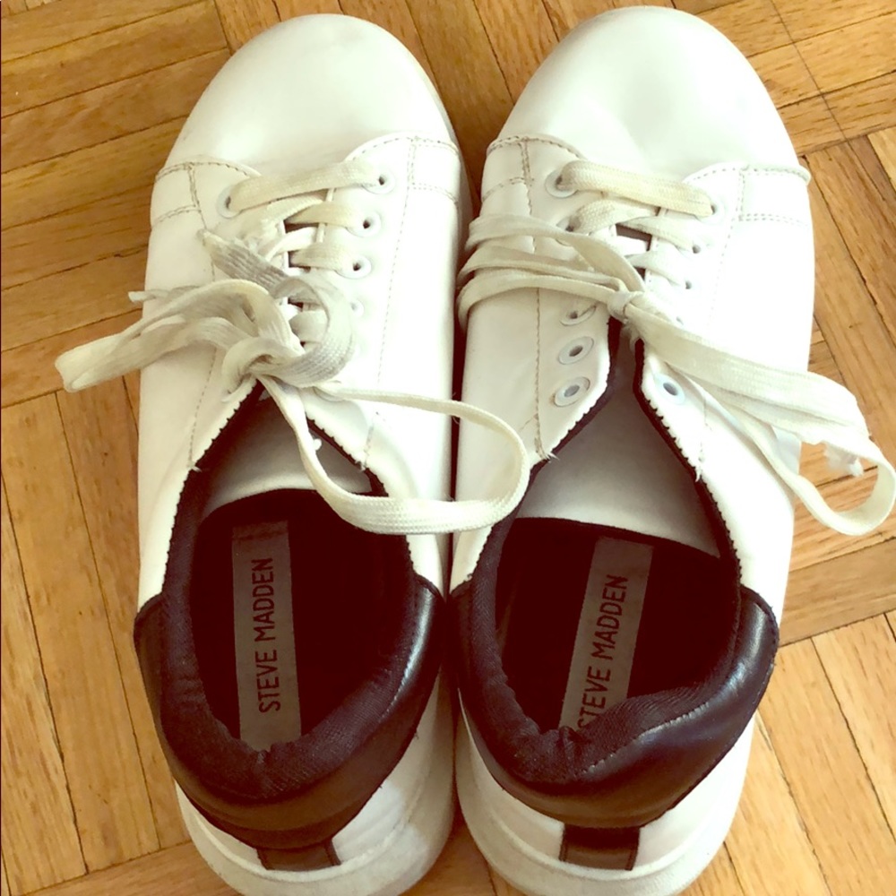 Steve Madden white sneakers